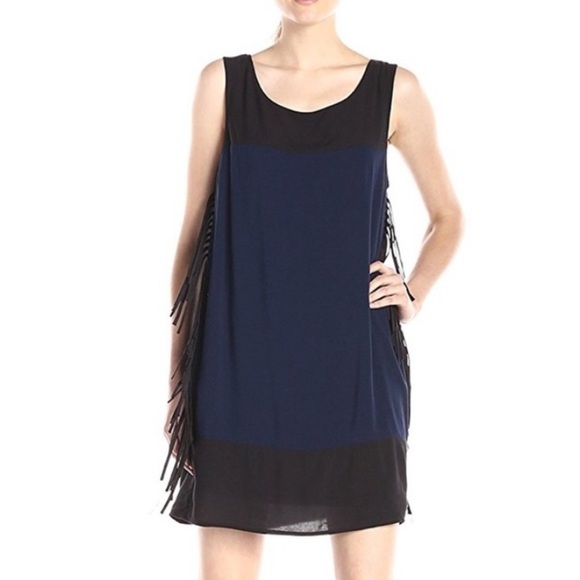 𝅺ELLA moss fringe shift dress - Picture 1 of 7